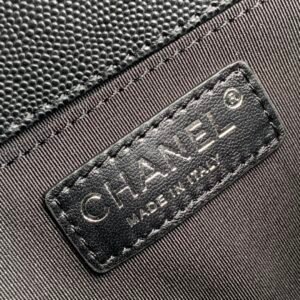 Ch@nel Boy Bag-Caviar-25CM