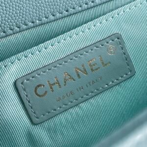 Ch@nel Boy Bag-Caviar-25CM