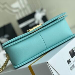 Ch@nel Boy Bag-Caviar-25CM