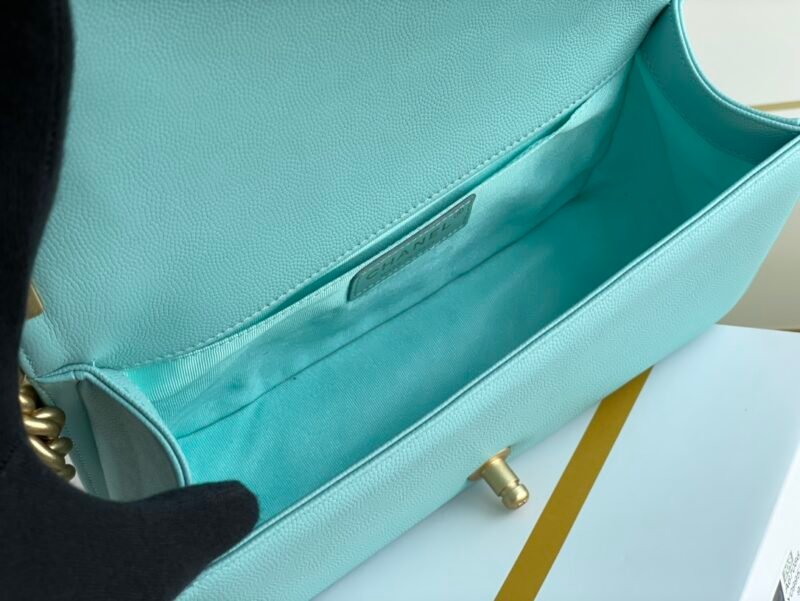 Ch@nel Boy Bag-Caviar-25CM