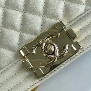 Ch@nel Boy Bag-Caviar-25CM