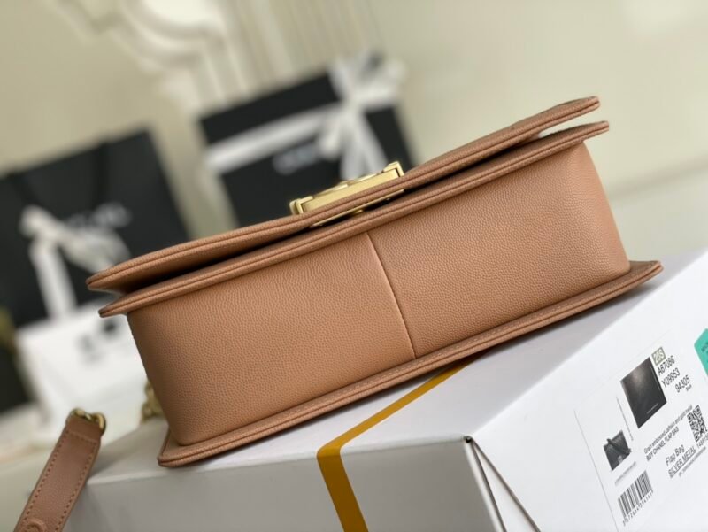 Ch@nel Boy Bag-Caviar-25CM