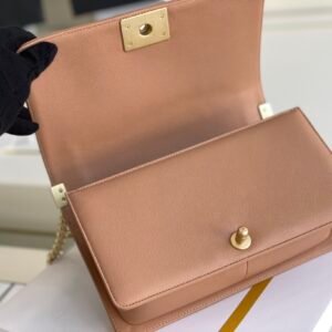 Ch@nel Boy Bag-Caviar-25CM