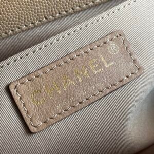 Ch@nel Boy Bag-Caviar-25CM