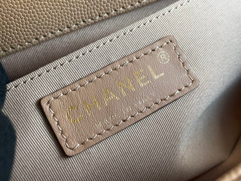 Ch@nel Boy Bag-Caviar-25CM