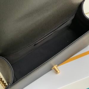 Ch@nel Boy Bag-Caviar-25CM