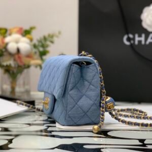 Ch@nel Flap Bag-13*18*7CM