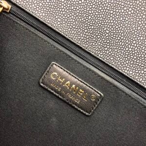 Ch@nel Boy Bag-Caviar-28CM