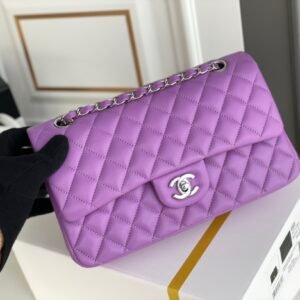 Ch@nel Flap Bag-Lambskin Leather-25CM