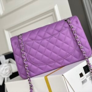 Ch@nel Flap Bag-Lambskin Leather-25CM