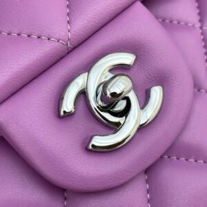 Ch@nel Flap Bag-Lambskin Leather-25CM