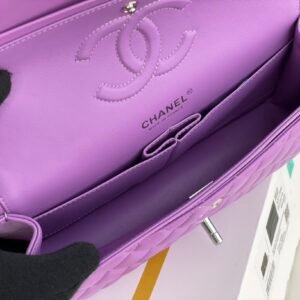 Ch@nel Flap Bag-Lambskin Leather-25CM