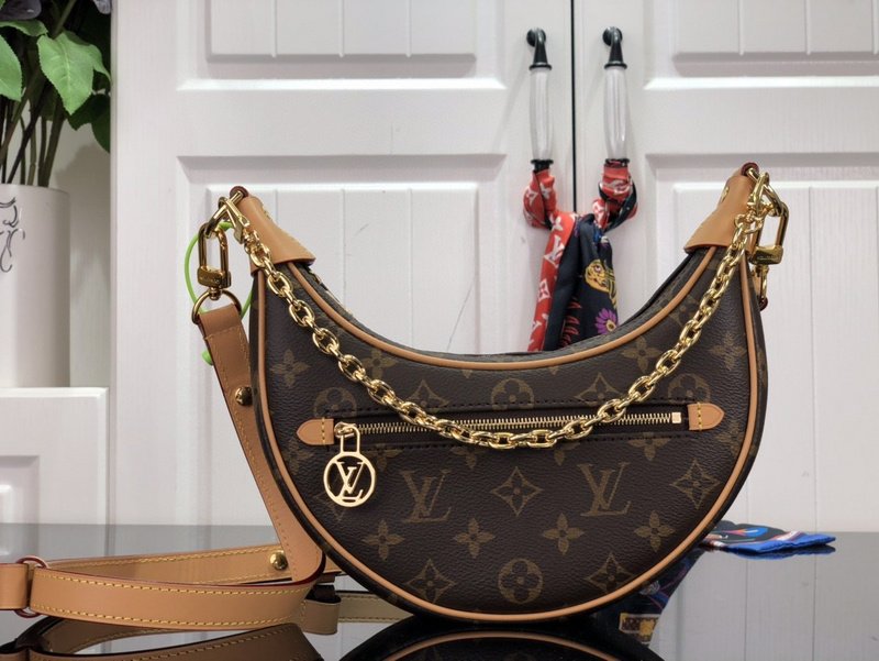 Louis Vuitton Loop Handbags-M40511-23*13*6CM