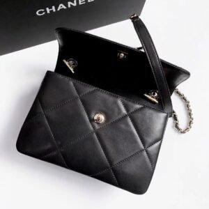 Ch@nel Trendy CC-Champagne Gold-24.5*17*7CM