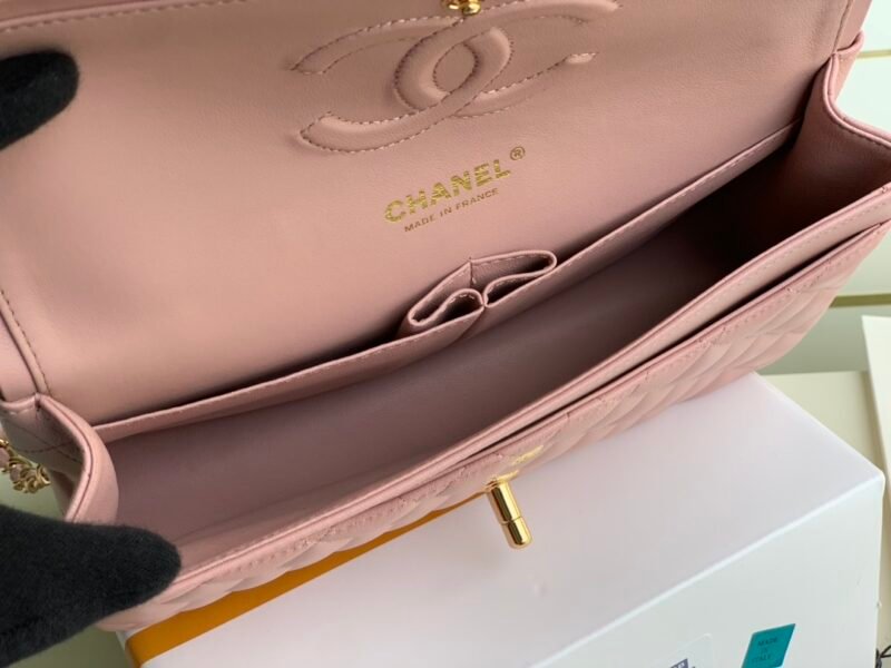 Ch@nel Flap Bag-Lambskin-25CM