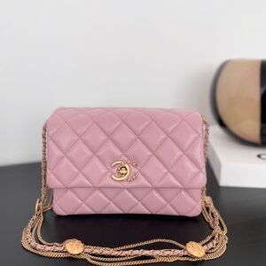 Ch@nel Flap Bag-21.5*14*10CM