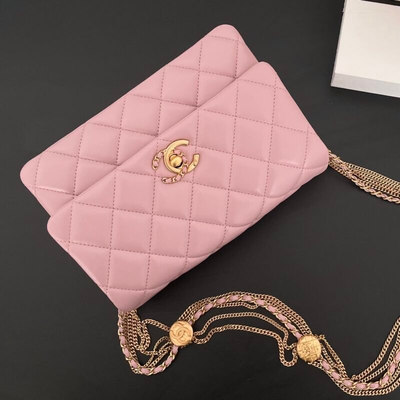 Ch@nel Flap Bag-21.5*14*10CM