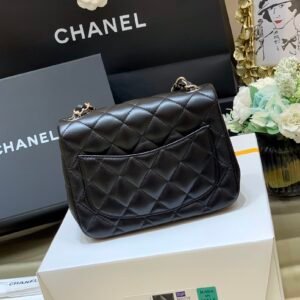 Ch@nel Flap Bag-Lambskin-17CM