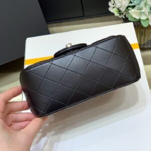Ch@nel Flap Bag-Lambskin-17CM