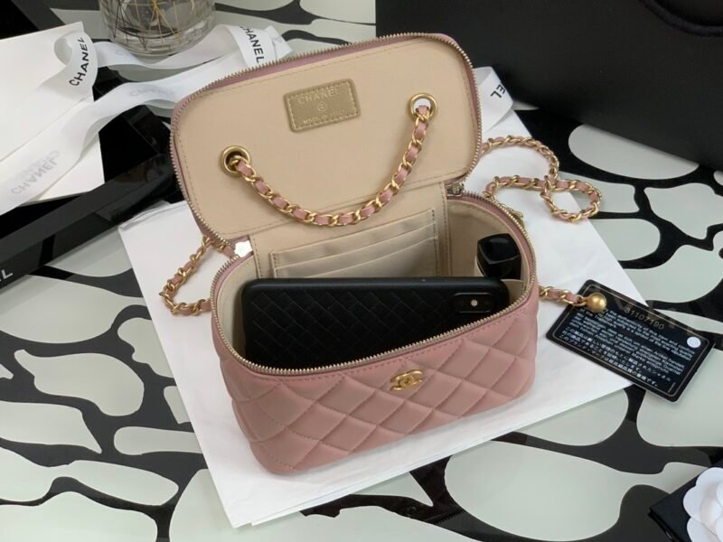 Ch@nel Cosmetic Bag-16.5×10×8CM