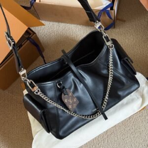 LOUIS VUITTON CARRYALL DARK PM 33*23*15cm