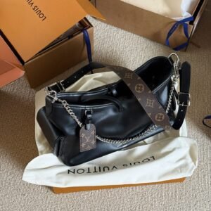 LOUIS VUITTON CARRYALL DARK PM 33*23*15cm