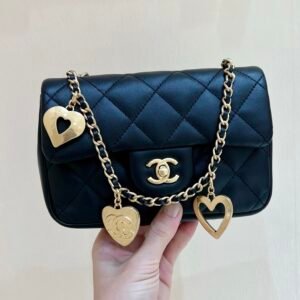 Ch@nel Flap Bag-12*19*7CM