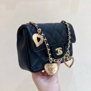 Ch@nel Flap Bag-12*19*7CM