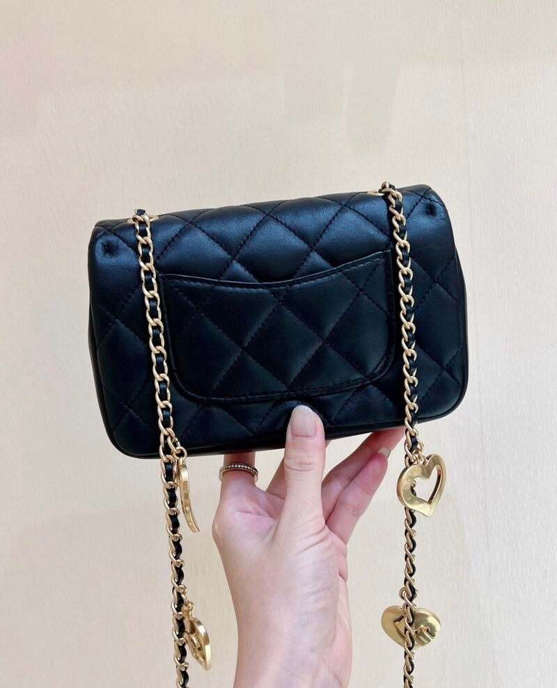 Ch@nel Flap Bag-12*19*7CM