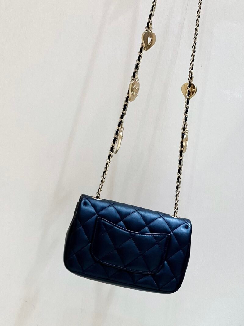 Ch@nel Flap Bag-12*19*7CM