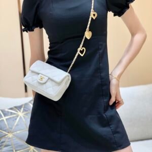 Ch@nel Flap Bag-12*19*7CM