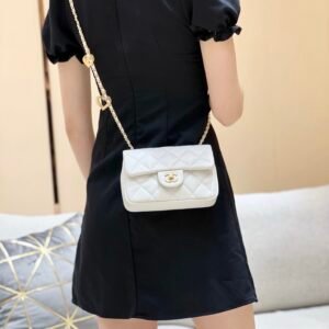 Ch@nel Flap Bag-12*19*7CM