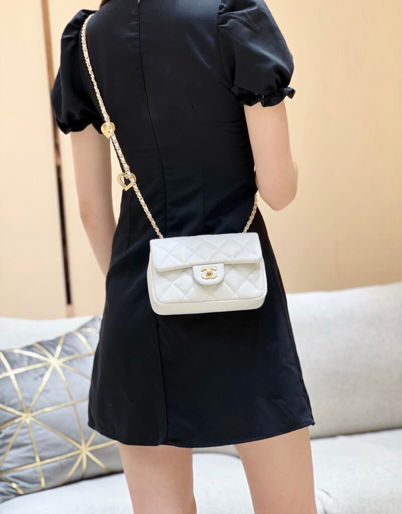 Ch@nel Flap Bag-12*19*7CM