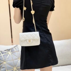 Ch@nel Flap Bag-12*19*7CM