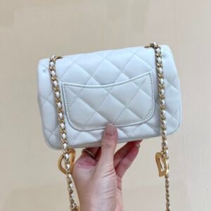 Ch@nel Flap Bag-12*19*7CM