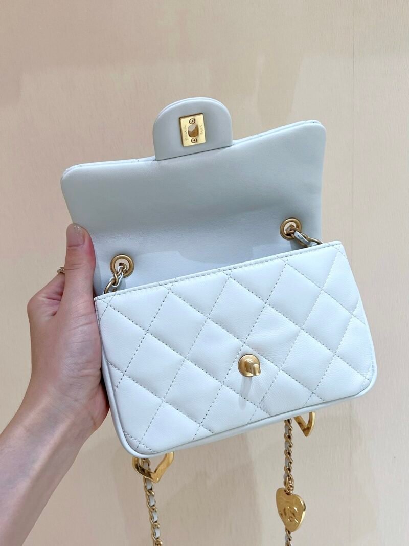 Ch@nel Flap Bag-12*19*7CM