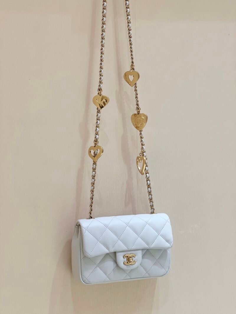 Ch@nel Flap Bag-12*19*7CM