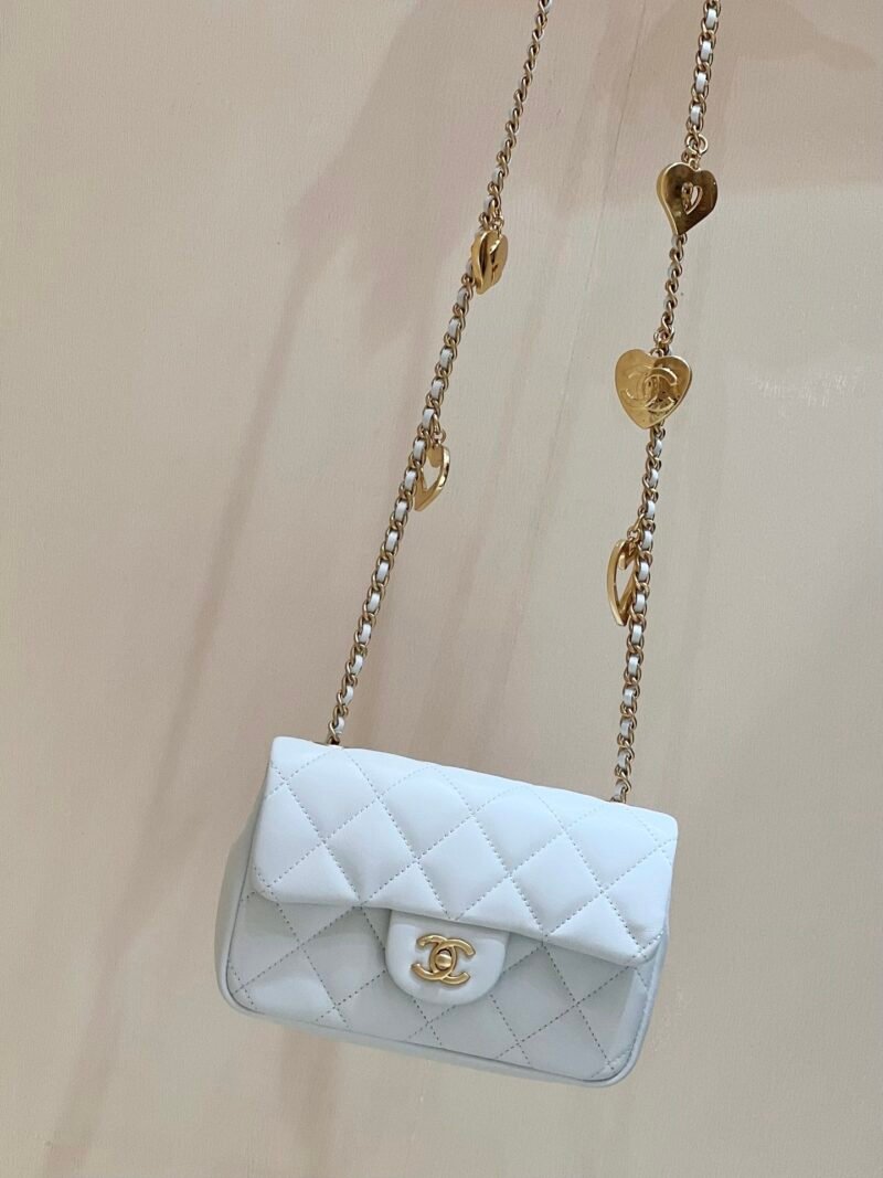 Ch@nel Flap Bag-12*19*7CM