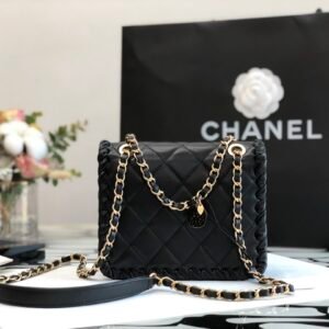 Ch@nel Flap Bag-15*19*6CM