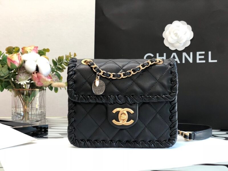 Ch@nel Flap Bag-15*19*6CM