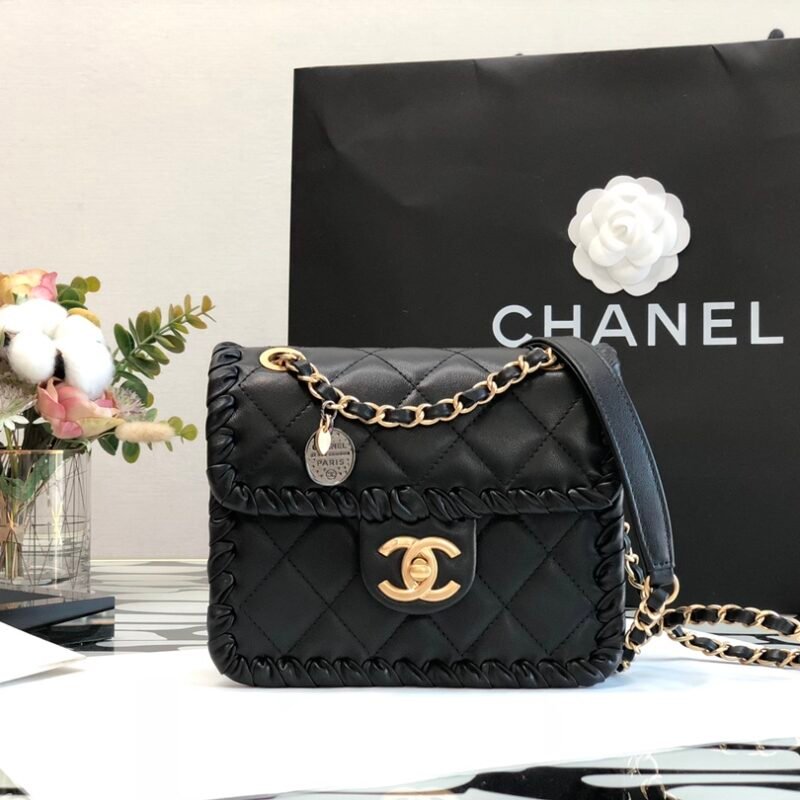 Ch@nel Flap Bag-15*19*6CM