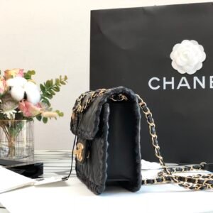 Ch@nel Flap Bag-15*19*6CM