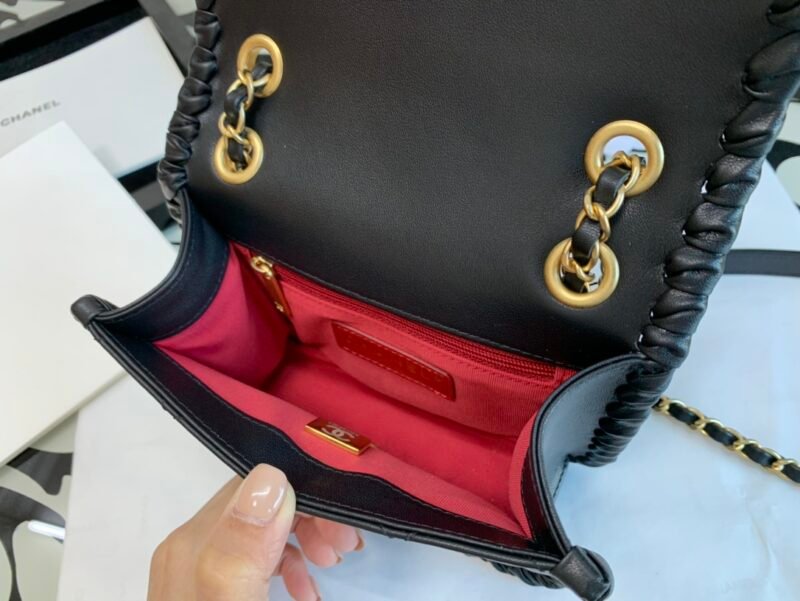 Ch@nel Flap Bag-15*19*6CM