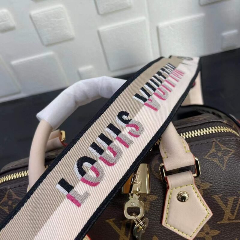 Louis Vuitton Speedy-M41114-Red Inside-20x 13.5x 11.5CM