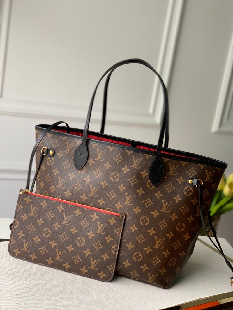 Louis Vuitton Neverfull MM (Red Inside) -32*29*17CM
