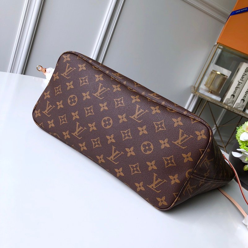 Louis Vuitton Neverfull MM (Rose red Inside) -32*29*17CM
