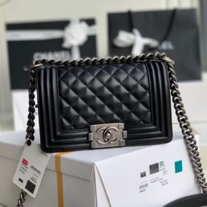 Ch@nel Boy Bag-Lambskin-20CM