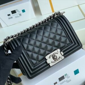 Ch@nel Boy Bag-Lambskin-20CM