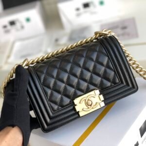 Ch@nel Boy Bag-Lambskin-20CM