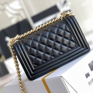 Ch@nel Boy Bag-Lambskin-20CM